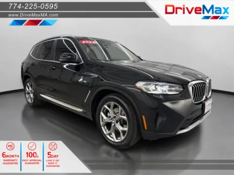 Black 2022 BMW X3 xDrive30i Sport Utility 4D for sale in West Bridgewater, MA
