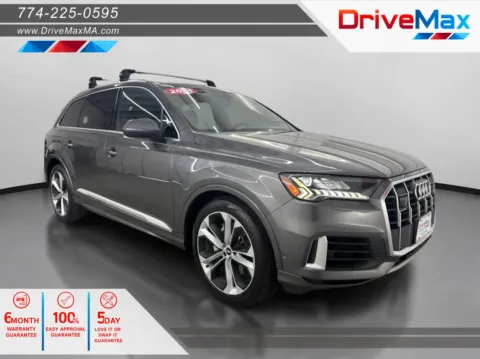 Silver 2021 Audi Q7 55 TFSI Prestige Sport Utility 4D for sale in West Bridgewater, MA