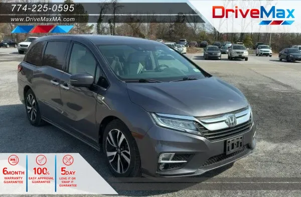 Gray 2020 Honda Odyssey Elite Minivan 4D for sale in West Bridgewater, MA
