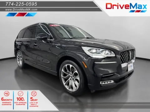 Black 2021 Lincoln Aviator Grand Touring Sport Utility 4D for sale in West Bridgewater, MA