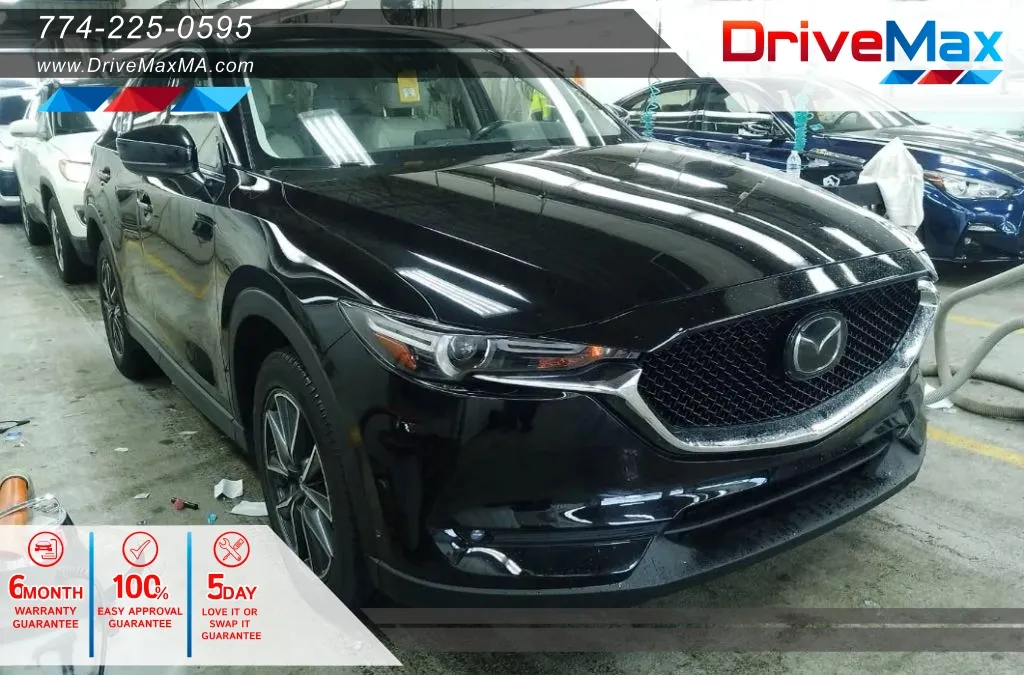 Black 2017 MAZDA CX-5 Grand Touring Sport Utility 4D for sale in West Bridgewater, MA
