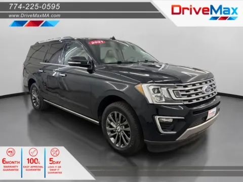 Black 2021 Ford Expedition MAX Limited Sport Utility 4D for sale in West Bridgewater, MA