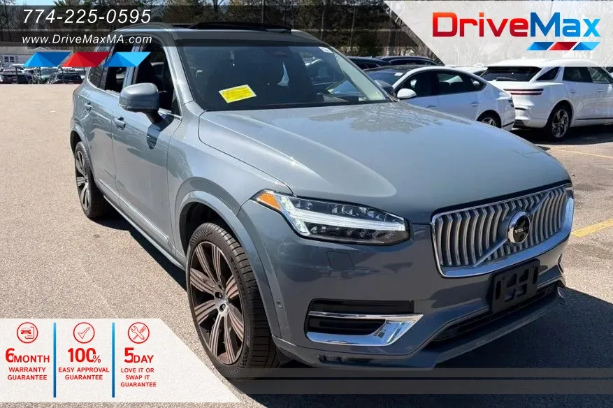 Blue 2023 Volvo XC90 B6 Ultimate Bright Theme Sport Utility 4D for sale in West Bridgewater, MA