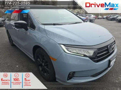 Blue 2023 Honda Odyssey Sport Minivan 4D for sale in West Bridgewater, MA