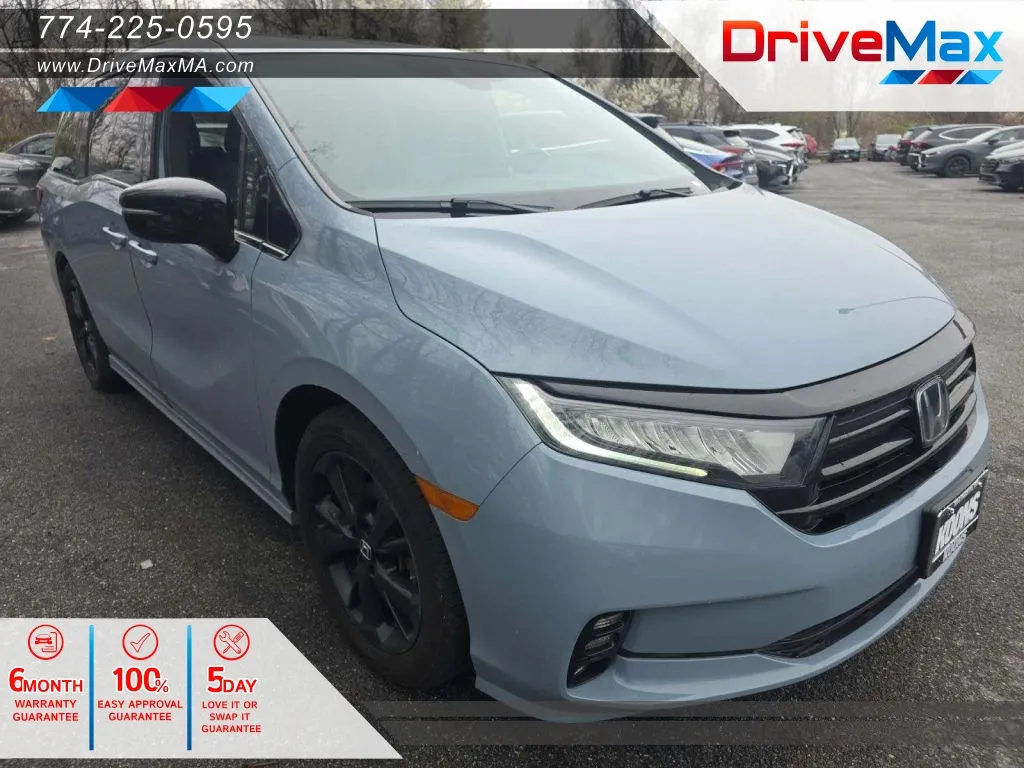 Blue 2023 Honda Odyssey Sport Minivan 4D for sale in West Bridgewater, MA