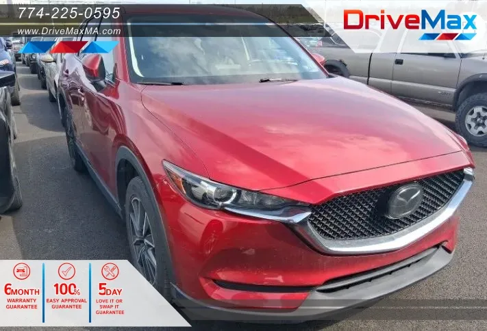 Red 2018 MAZDA CX-5 Touring Sport Utility 4D for sale in West Bridgewater, MA