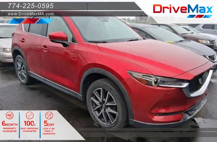 Red 2017 MAZDA CX-5 Grand Touring Sport Utility 4D for sale in West Bridgewater, MA