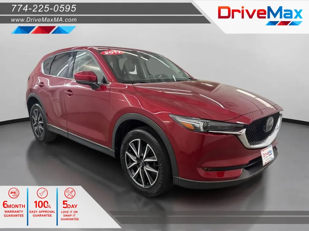 Red 2017 MAZDA CX-5 Grand Touring Sport Utility 4D for sale in West Bridgewater, MA