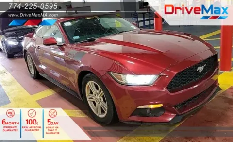 Red 2015 Ford Mustang EcoBoost Coupe 2D for sale in West Bridgewater, MA
