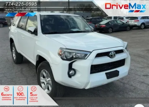 White 2019 Toyota 4Runner SR5 Sport Utility 4D for sale in West Bridgewater, MA