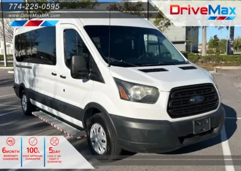 White 2017 Ford Transit 150 Van Medium Roof w/Sliding Side Door w/LWB Van 3D for sale in West Bridgewater, MA