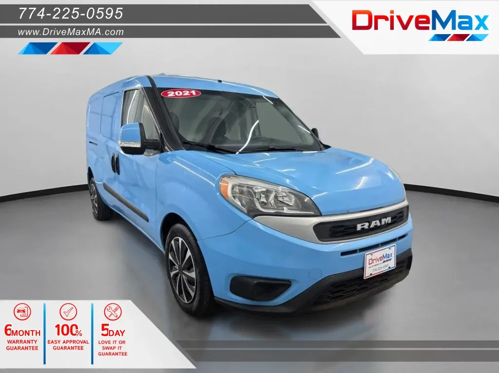 Blue 2021 Ram ProMaster City Tradesman SLT Cargo Van 4D for sale in West Bridgewater, MA