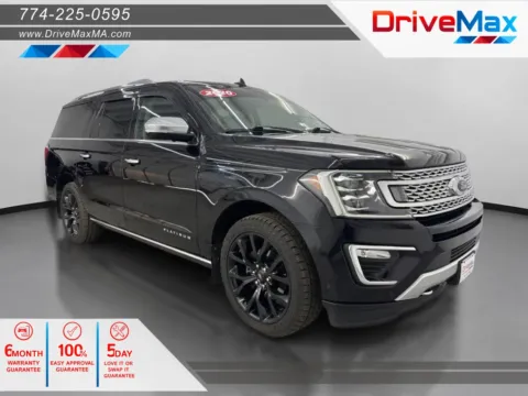 Black 2020 Ford Expedition MAX Platinum Sport Utility 4D for sale in West Bridgewater, MA