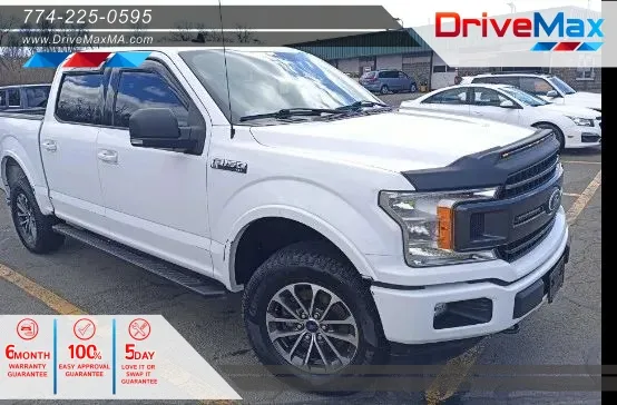 White 2019 Ford F-150 SuperCrew Cab XLT Pickup 4D 5 1/2 ft for sale in West Bridgewater, MA