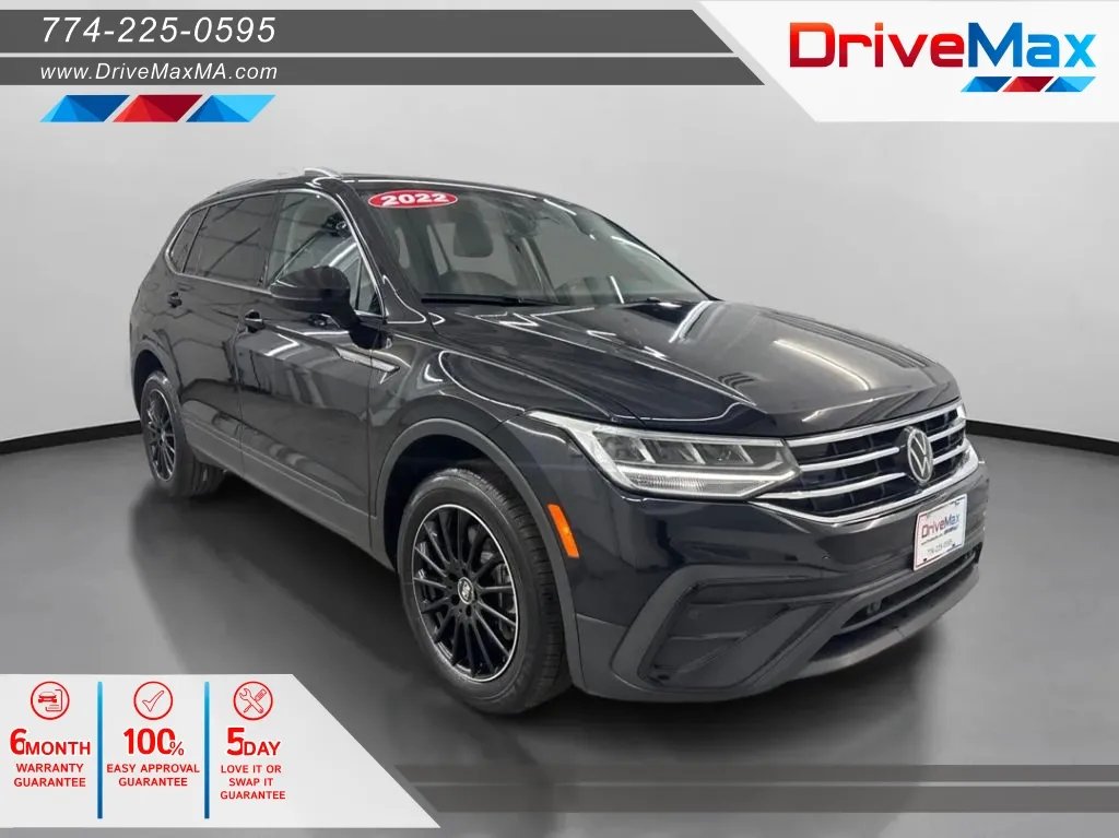 Black 2022 Volkswagen Tiguan SE Sport Utility 4D for sale in West Bridgewater, MA