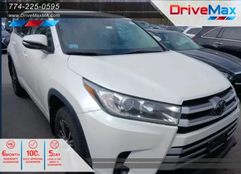 White 2018 Toyota Highlander LE Sport Utility 4D for sale in West Bridgewater, MA
