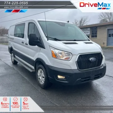 White 2021 Ford Transit 250 Cargo Van Low Roof w/RWB Van 3D for sale in West Bridgewater, MA