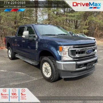 Blue 2020 Ford F250 Super Duty Crew Cab XL Pickup 4D 6 3/4 ft for sale in West Bridgewater, MA