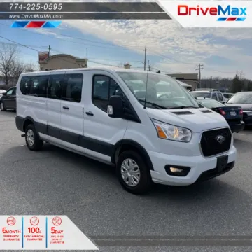 White 2021 Ford Transit 350 Passenger Van XLT w/Low Roof Van 3D for sale in West Bridgewater, MA
