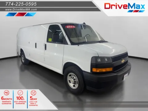 White 2023 Chevrolet Express 2500 Cargo Extended Van 3D for sale in West Bridgewater, MA