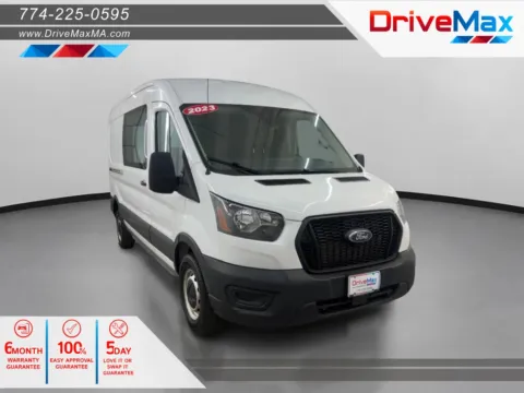 White 2023 Ford Transit 250 Cargo Van Medium Roof w/LWB Van 3D for sale in West Bridgewater, MA