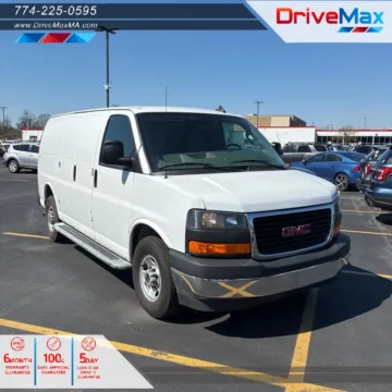 White 2022 GMC Savana 2500 Cargo Regular Van 3D for sale in West Bridgewater, MA