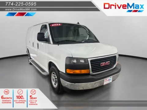 White 2022 GMC Savana 2500 Cargo Regular Van 3D for sale in West Bridgewater, MA