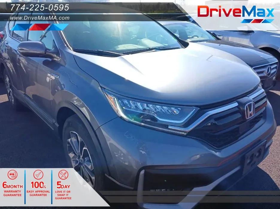 Silver 2020 Honda CR-V Hybrid EX-L Sport Utility 4D for sale in West Bridgewater, MA