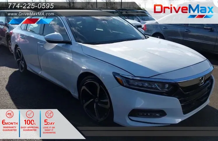 White 2020 Honda Accord Sport Sedan 4D for sale in West Bridgewater, MA