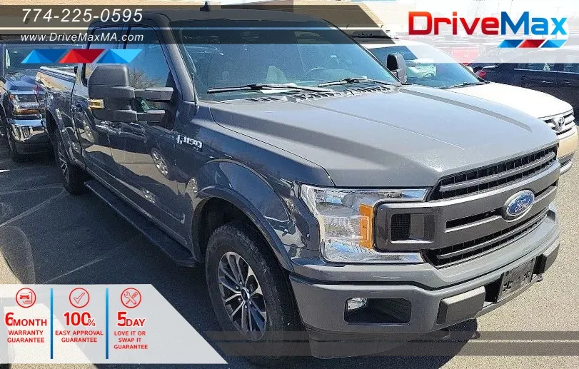 Gray 2018 Ford F-150 SuperCrew Cab XLT Pickup 4D 6 1/2 ft for sale in West Bridgewater, MA