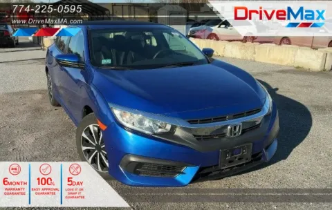 Blue 2017 Honda Civic LX Sedan 4D for sale in West Bridgewater, MA