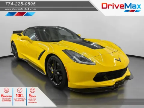 Yellow 2015 Chevrolet Corvette Stingray Z51 Coupe 2D for sale in West Bridgewater, MA