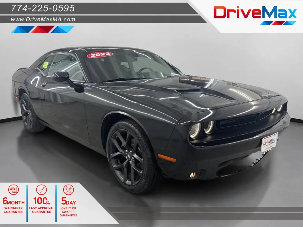 Black 2022 Dodge Challenger SXT Coupe 2D for sale in West Bridgewater, MA