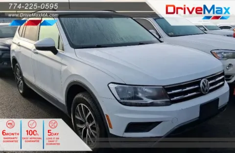 White 2020 Volkswagen Tiguan SE 4MOTION Sport Utility 4D for sale in West Bridgewater, MA