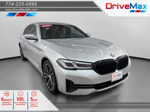 Silver 2021 BMW 5 Series 530i xDrive Sedan 4D for sale in West Bridgewater, MA