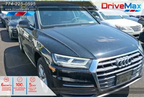 Black 2018 Audi Q5 Premium Plus w/Technology Value Pkg Sport Utility 4D for sale in West Bridgewater, MA