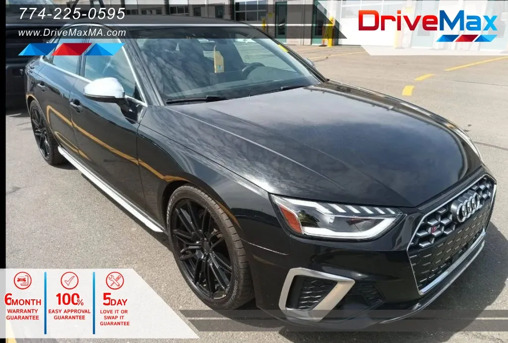 Black 2023 Audi S4 Premium Sedan 4D for sale in West Bridgewater, MA