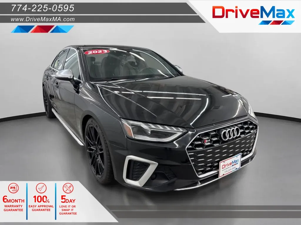 Black 2023 Audi S4 Premium Sedan 4D for sale in West Bridgewater, MA