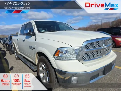 White 2017 Ram 1500 Crew Cab Laramie Pickup 4D 5 1/2 ft for sale in West Bridgewater, MA