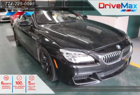 Black 2017 BMW 6 Series 640i xDrive Convertible 2D for sale in West Bridgewater, MA