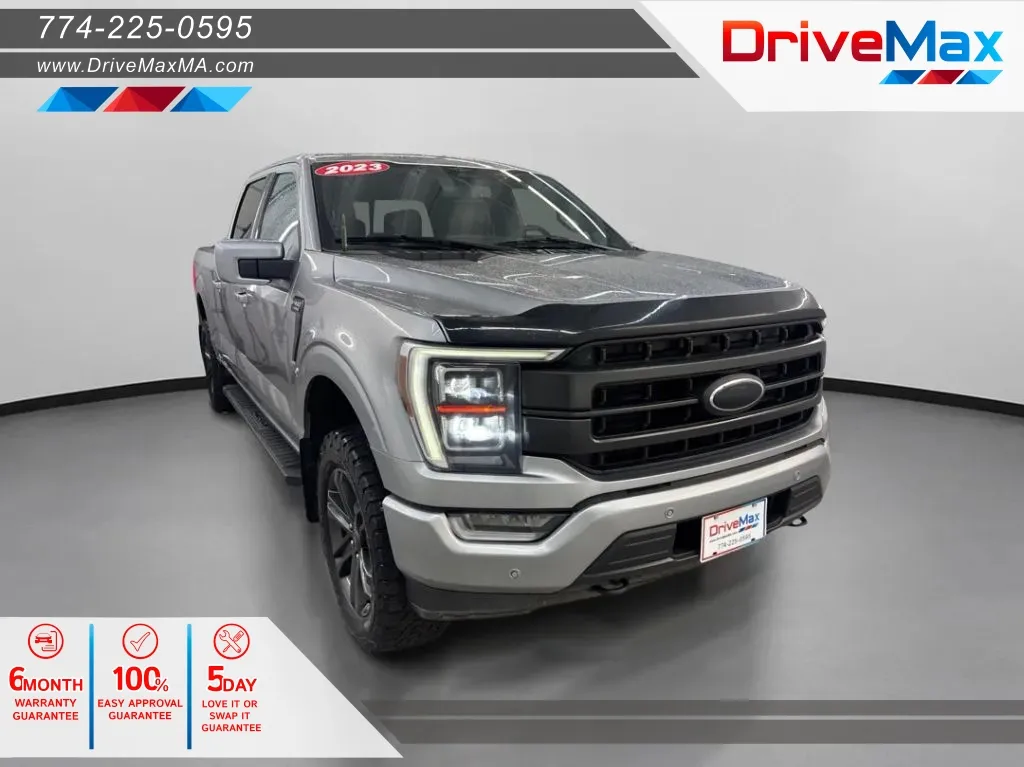 Gray 2023 Ford F-150 SuperCrew Cab Lariat Pickup 4D 5 1/2 ft for sale in West Bridgewater, MA