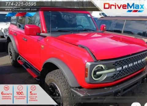 Red 2021 Ford Bronco Badlands Sport Utility 4D for sale in West Bridgewater, MA