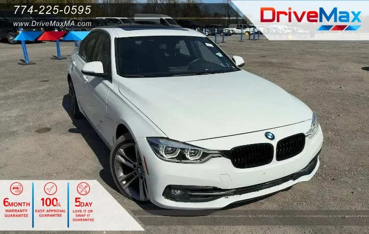 White 2018 BMW 3 Series 330i xDrive Sedan 4D for sale in West Bridgewater, MA
