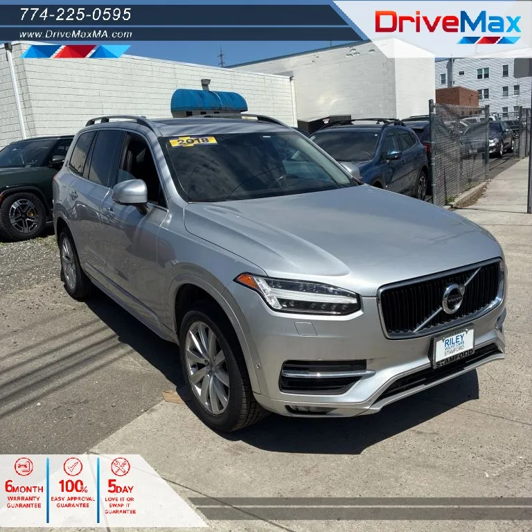 Silver 2018 Volvo XC90 T6 Momentum Sport Utility 4D for sale in West Bridgewater, MA