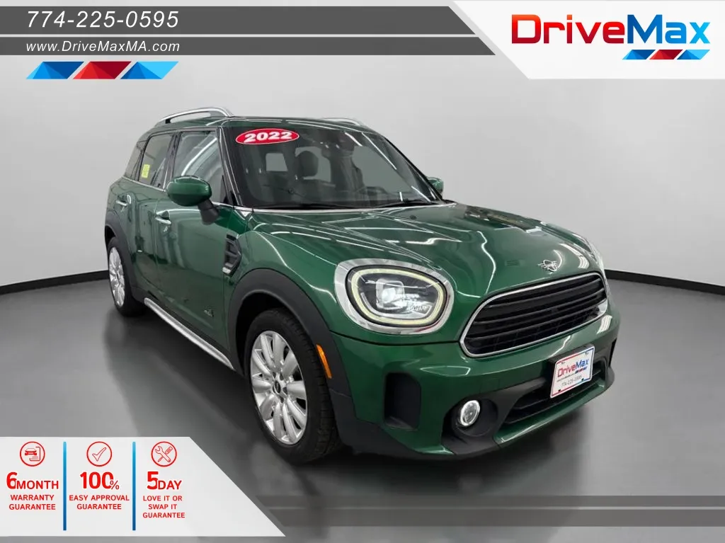 Green 2022 MINI Countryman ALL4 Oxford Hatchback 4D for sale in West Bridgewater, MA