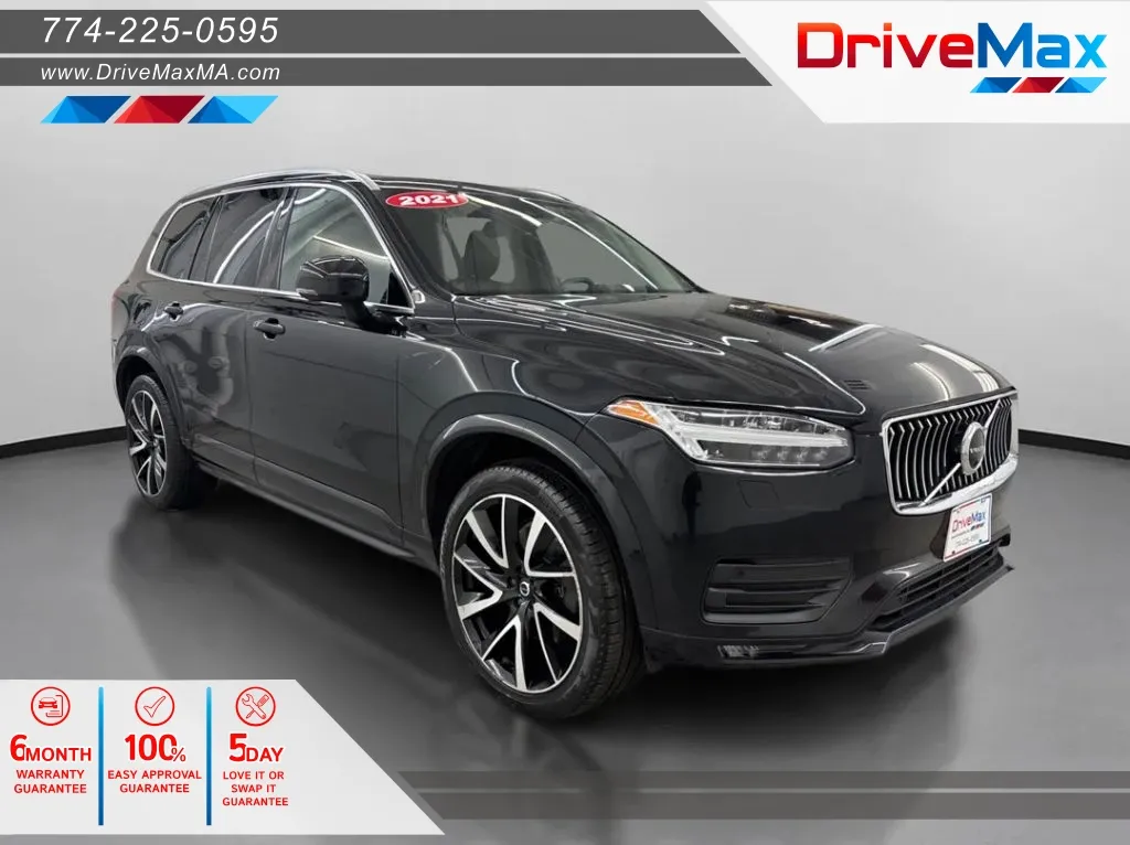 Black 2022 Volvo XC90 T6 Momentum Sport Utility 4D for sale in West Bridgewater, MA