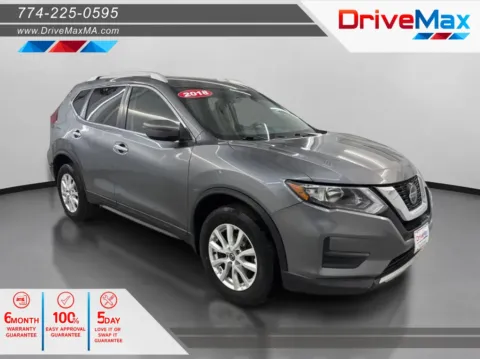 Gray 2018 Nissan Rogue SV Sport Utility 4D for sale in West Bridgewater, MA