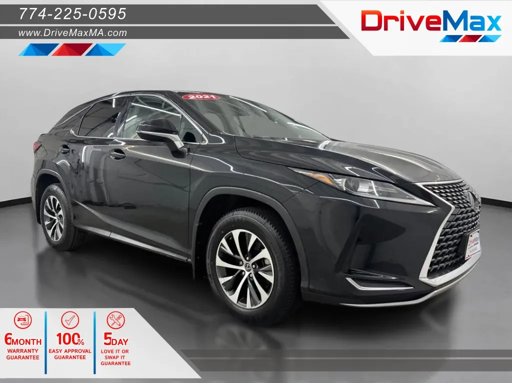 Black 2021 Lexus RX 350 Sport Utility 4D for sale in West Bridgewater, MA