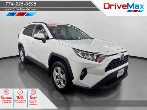 White 2020 Toyota RAV4 XLE Sport Utility 4D for sale in West Bridgewater, MA