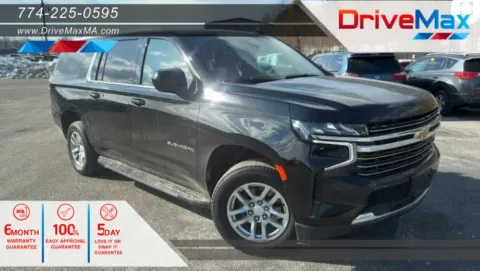 Black 2021 Chevrolet Suburban LT Sport Utility 4D for sale in West Bridgewater, MA